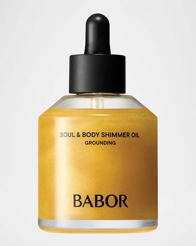 Soul and Body Shimmer Body Oil, Grounding - 3.4 oz.